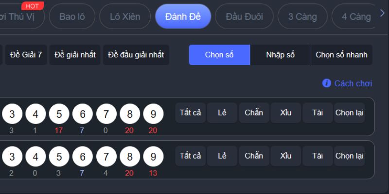 Chú ý giải đặc biệt trong xổ số